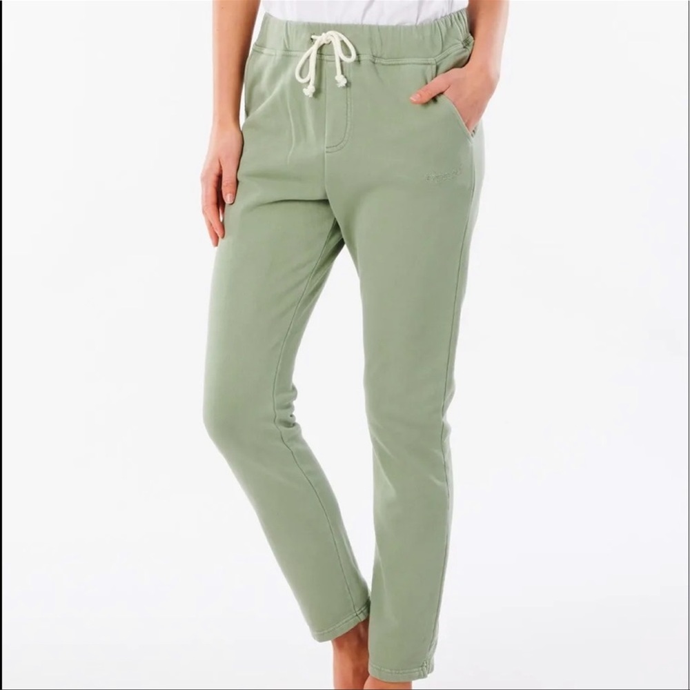 🔆RIP CURL🔆ORGANIC FLEECE JOGGERS SWEATPANTS - Picture 6 of 11